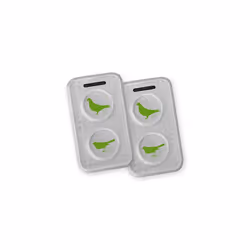 ISOTRONIC Ultrasonic Bird Repeller device Battery powered portable Bird Deterrent Pigeon Scarer Pack of 2 Pcs