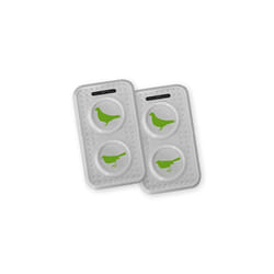 ISOTRONIC Ultrasonic Bird Repeller device Battery powered portable Bird Deterrent Pigeon Scarer Pack of 2 Pcs
