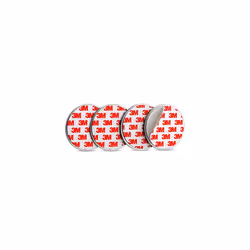 SEBSON 4X Magnetic Holder for Smoke Alarm, Magnet Adhesive, Magnetic Attachment for Smoke Alarms, Magnetic Fixing