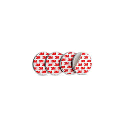 SEBSON 4X Magnetic Holder for Smoke Alarm, Magnet Adhesive, Magnetic Attachment for Smoke Alarms, Magnetic Fixing