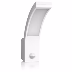 SEBSON Wall light with motion detector 15W, Outdoor wall lighting, White, Plastic, Polycarbonate (PC), IP65, Facade, II