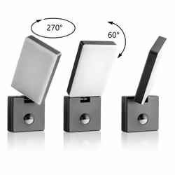 SEBSON Wall light with motion detector 15W