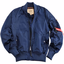 Alpha Industries MA-1 TT Jacket, blue, Size XS for Men