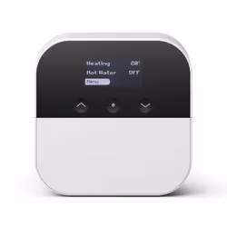 tado° Heat Pump Optimizer X, Temperature, Wired, LCD + LED, Black, White, Polycarbonate (PC), SPCC, Wall