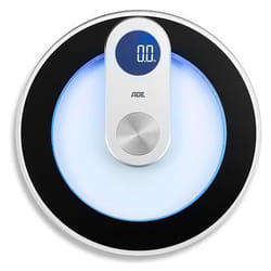 ADE Iris Circle Black, Silver Electronic personal scale