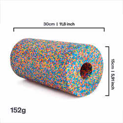 BLACKROLL Standard Fascia Roller (30 x 15 cm), Fitness Roller for Self Massage of Back and Legs, Effective Massage Roller for Functional Training,