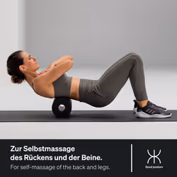 BLACKROLL Standard Fascia Roller (30 x 15 cm), Fitness Roller for Self Massage of Back and Legs, Effective Massage Roller for Functional Training,