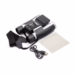 Technaxx TX-142, 12x, 2.5 cm, Black, Silver, 485 g