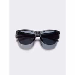 Uniqlo Japan Sports Sunglasses Square Half Rim - 09 BLACK/ONE SIZE