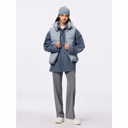 Gu By Uniqlo Washable Straight Pants Z+ec  79.5 Cm Long - 09 BLACK/XS