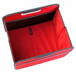meori Classic S Storage basket Square Polyester Grey, Red