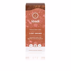 Khadi KD36, Brown, Light Brown, Women, Shine, Indigofera Tinctoria Leaf Powder (Indigo), Lawsonia Inermis Leaf Powder (Henna) ...