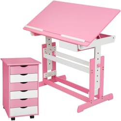 TecTake 401240 kids desk Rose Wood