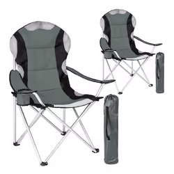 TecTake 401296 camping chair 4 leg(s) Grey