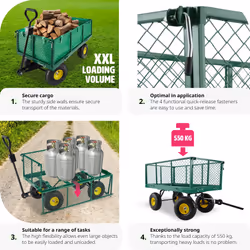 TecTake 401418 camping trolley Green