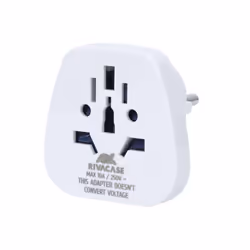 Rivacase PS4100 W00 power plug adapter Type C (Europlug) Type G (UK) White - Additional view 8