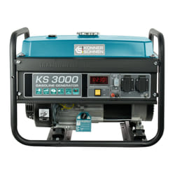 Könner & Söhnen KS 3000 engine-generator 2600 W 15 L Petrol Black, Teal