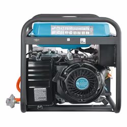 Könner & Söhnen KS 7000E G engine-generator 5000 W 25 L Liquefied Petroleum Gas (LPG), Petrol Aqua colour, Black - Additional view 7