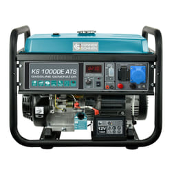 Könner & Söhnen KS 10000E ATS engine-generator 7500 W 25 L Petrol Black, Teal