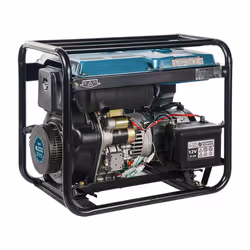 Könner & Söhnen KS 9100HDE-1/3 ATSR engine-generator 6000 W 11 L Diesel Aqua colour, Black - Additional view 5
