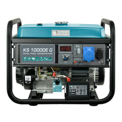 Könner & Söhnen KS 10000E G engine-generator 8000 W 25 L Liquefied Petroleum Gas (LPG), Petrol Aqua colour, Black