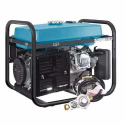 Könner & Söhnen KS 10000E G engine-generator 8000 W 25 L Liquefied Petroleum Gas (LPG), Petrol Aqua colour, Black - Additional view 4
