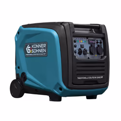 Könner & Söhnen KS 4000IEG S engine-generator 3500 W 12 L Liquefied Petroleum Gas (LPG), Petrol Aqua colour, Black - Additional view 7