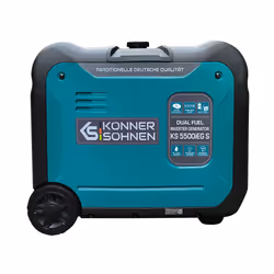 Könner & Söhnen KS 5500iEG S engine-generator 5000 W 13.5 L Liquefied Petroleum Gas (LPG), Petrol Aqua colour, Black - Additional view 5