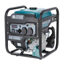 Könner & Söhnen KS 3300I engine-generator 3000 W 7 L Petrol Black, Teal