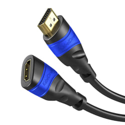 KabelDirekt 4260414840401 HDMI cable 6 m HDMI Type A (Standard) Black