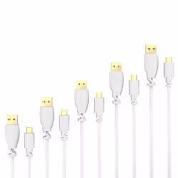 KabelDirekt 4260414843020 USB cable USB 2.0 1.5 m USB A Micro-USB B White