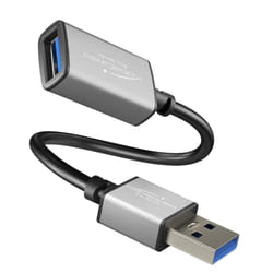 KabelDirekt 1062 USB cable USB 3.2 Gen 1 (3.1 Gen 1) 0.15 m USB A Black