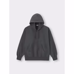Gu By Uniqlo Heavyweight Sweat Hoodie Long Sleeve +os Us Specification - 07 GRAY/M