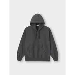 Gu By Uniqlo Heavyweight Sweat Hoodie  Long Sleeve  +os  Us Specification - 09 BLACK/L