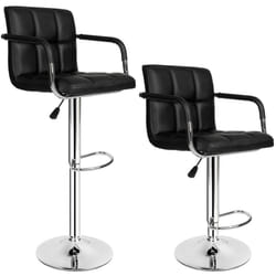 Breakfast Bar Stools Set Kitchen Counter Island High Chairs with Backrests