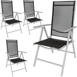 TecTake 401632 outdoor furniture set Black, Silver