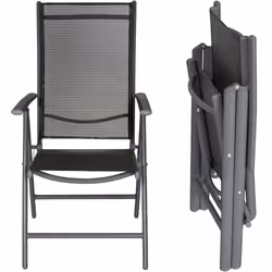 TecTake 401633 outdoor furniture set Anthracite, Black