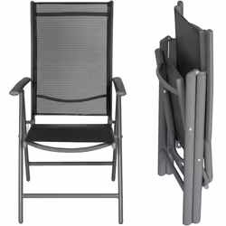 TecTake 401634 outdoor furniture set Anthracite, Black