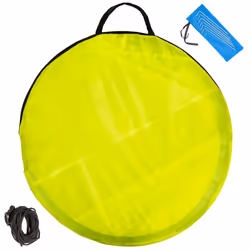Popup beach sea tent wind sun UV protection shade shelter canopy festival new - blue/yellow