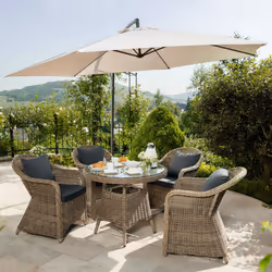 TecTake 401765 outdoor furniture set Brown