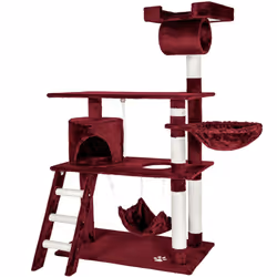 TecTake 401856, Polyester, Burgundy, 1050 mm, 600 mm, 1410 mm, 13.9 kg