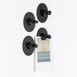 Silwy PI00-14KA-4, Indoor, Utility hook, Black, Metal, Magnet, 50 mm
