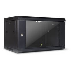 Inter-Tech SMA-6406 6U Wall mounted rack Black