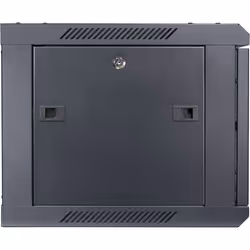 Inter-Tech SMA-6406 6U Wall mounted rack Black