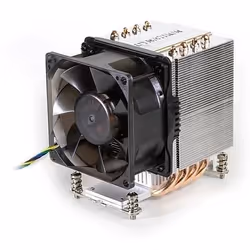 Dynatron R-27, Cooler, 8 cm, 1000 RPM, 3800 RPM, Aluminium, Black