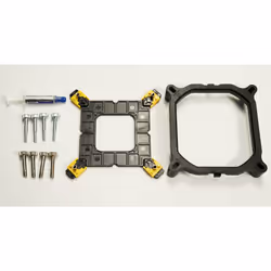 Inter-Tech KH-003, CPU holder, Plastic, Black, LGA 1200 (Socket H5), LGA 1366 (Socket B), LGA 1700, LGA 2011 (Socket R), 93 m ...