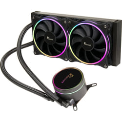 Inter-Tech LC-240 RGB Processor All-in-one liquid cooler 12 cm Black 1 pc(s)