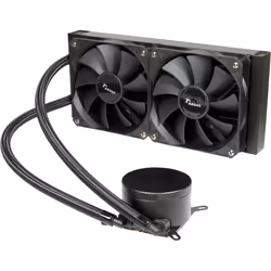 Inter-Tech B-240, All-in-one liquid cooler, 12 cm, Black
