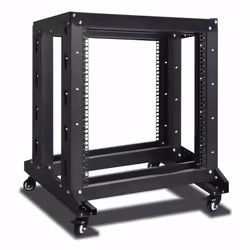 Inter-Tech SRB-6612, Freestanding rack, 12U, 400 kg, Cable management, Castor wheels, 20.4 kg