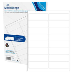 MediaRange MRINK147 self-adhesive label Permanent White 800 pc(s)